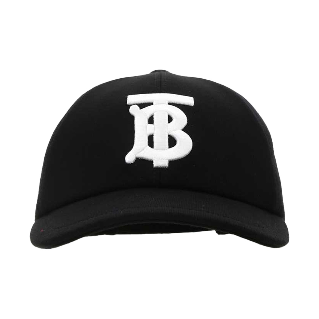 Burberry Monogram Motif Cotton Jersey Baseball Cap Black S