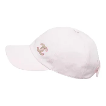 CHANEL Baseball Caps Women's Light Pink