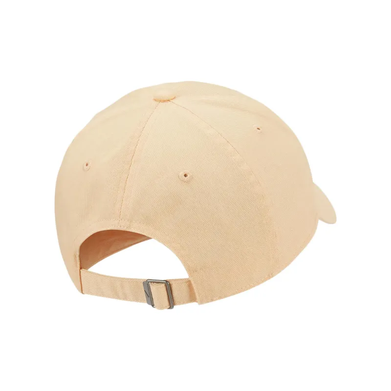 Nike Cotton Baseball Caps Unisex Pink Orange-1
