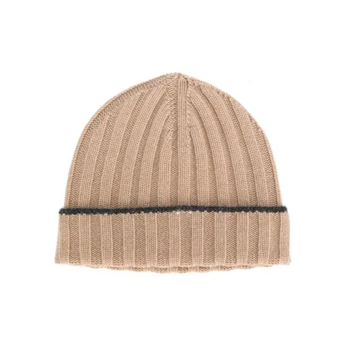 Brunello Cucinelli Beanies Unisex Light Brown