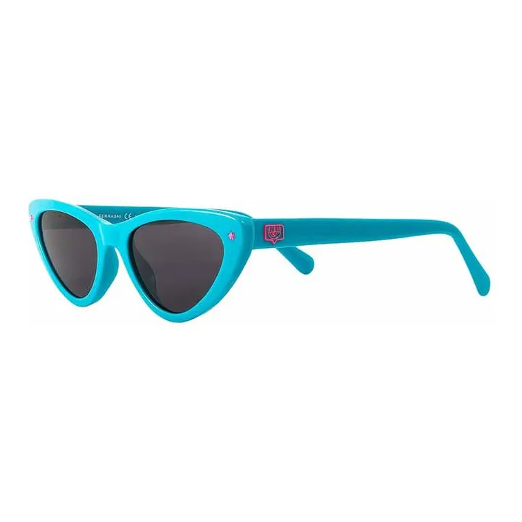 CHIARA FERRAGNI Cat Eye Frame Logo Plaque Sunglasses-0
