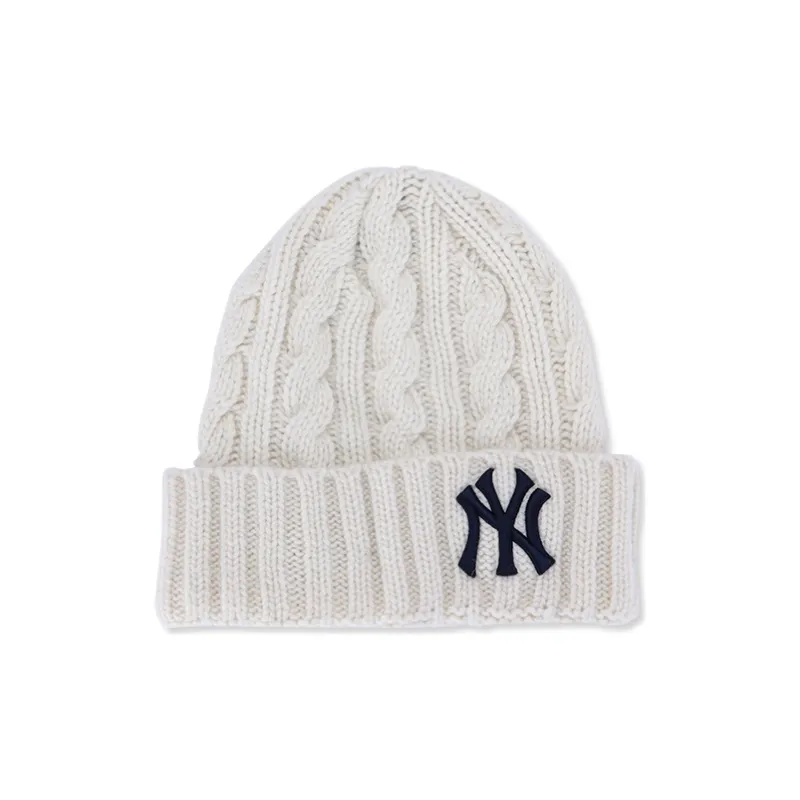 New Era Acrylic Beanies Unisex White-0