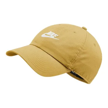 Nike Cotton Polyester Baseball Caps Unisex Yellow