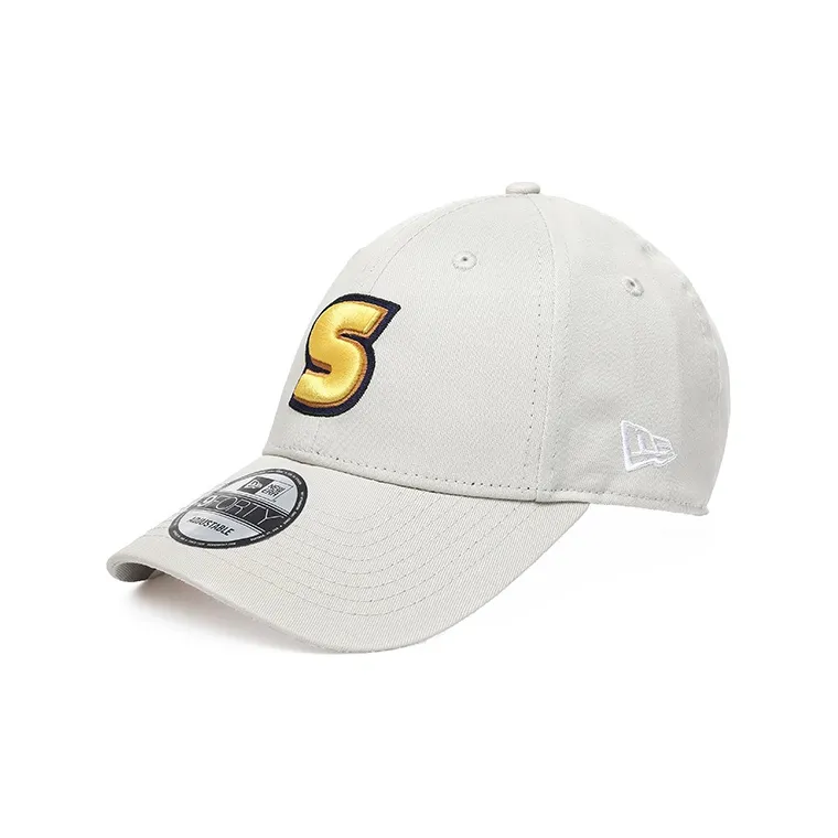 New Era Baseball Caps Unisex Beige Gray White-1