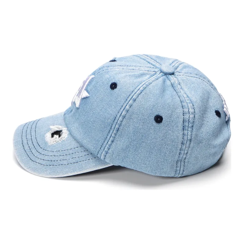 XXOFF Baseball Caps Unisex Denim Blue-2