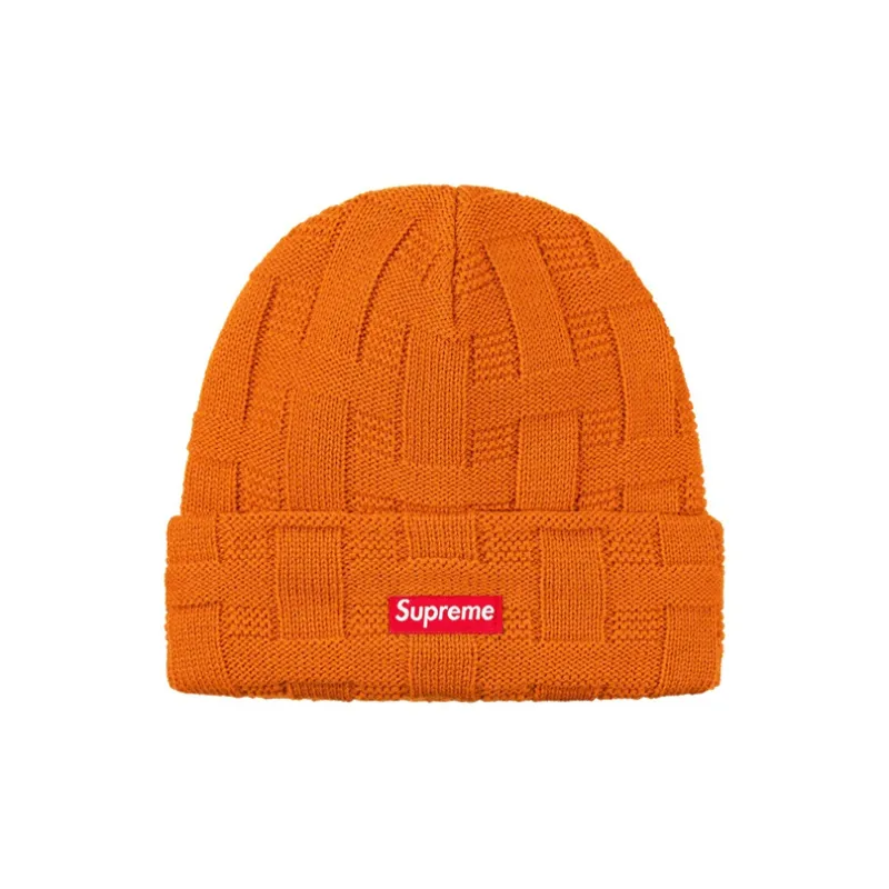 Supreme Basket Weave Beanie-0