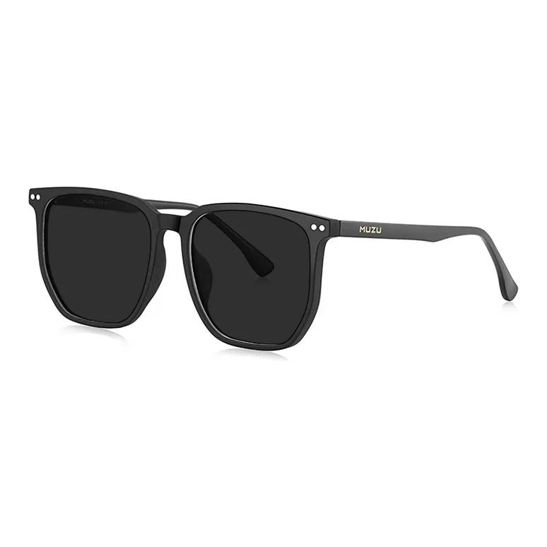 MUZU TR/Memory Plastic Irregular Shape Sunglasses Unisex-6