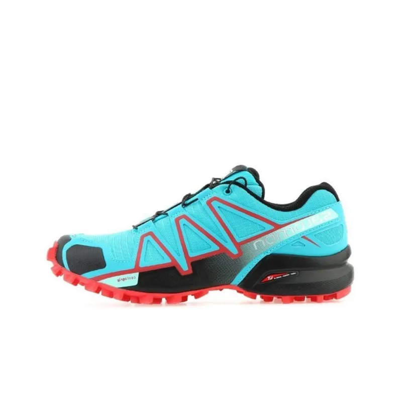 SALOMON Speedcross 4 Hiking / Trekking Shoes Women's Low Top Blue-0