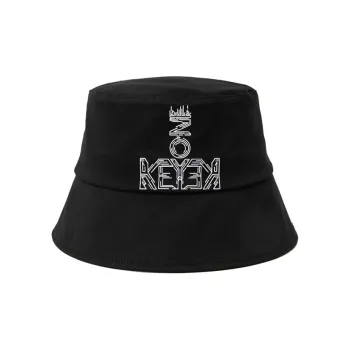 KEYONE Bucket Hats Women's Black