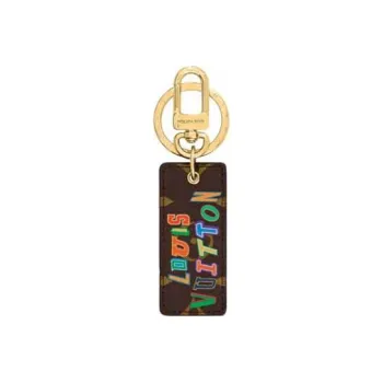 LOUIS VUITTON X Nba Letters Tab Key Holder & Bag Charm Monogram