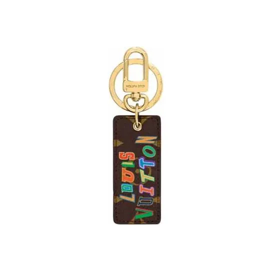LOUIS VUITTON X Nba Letters Tab Key Holder & Bag Charm Monogram-0