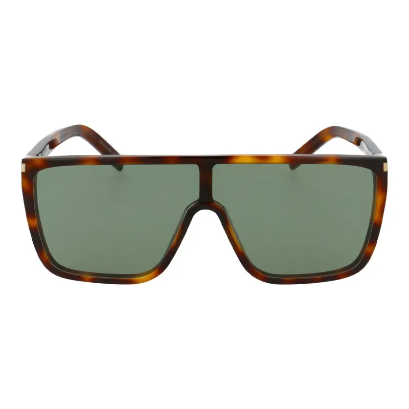 SAINT LAURENT Shield Frame Acetate Sunglasses-1