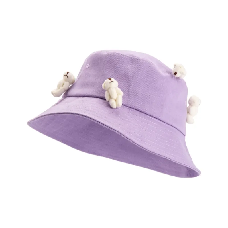 BAIJUAN Bucket Hats Unisex Black-1