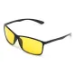 Black Frame with Yellow Lens