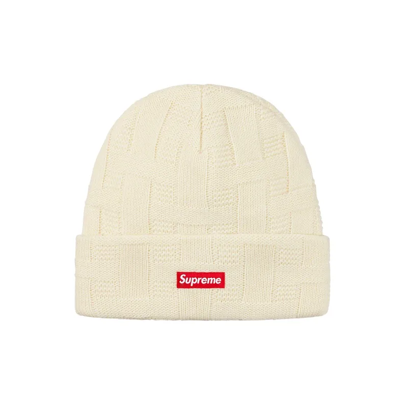 Supreme Basket Weave Beanie-0