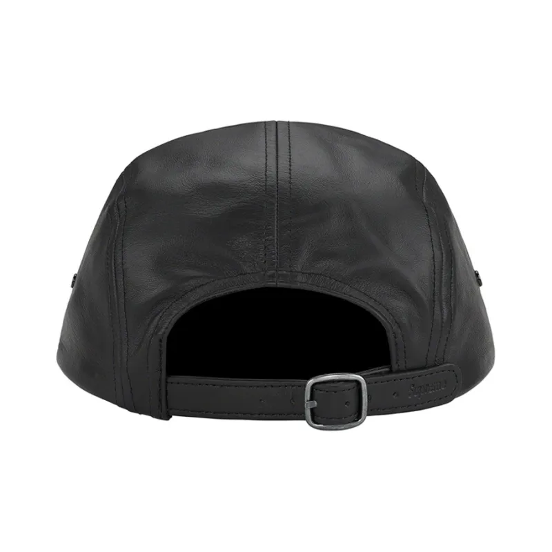 Supreme Leather Camp Cap-9