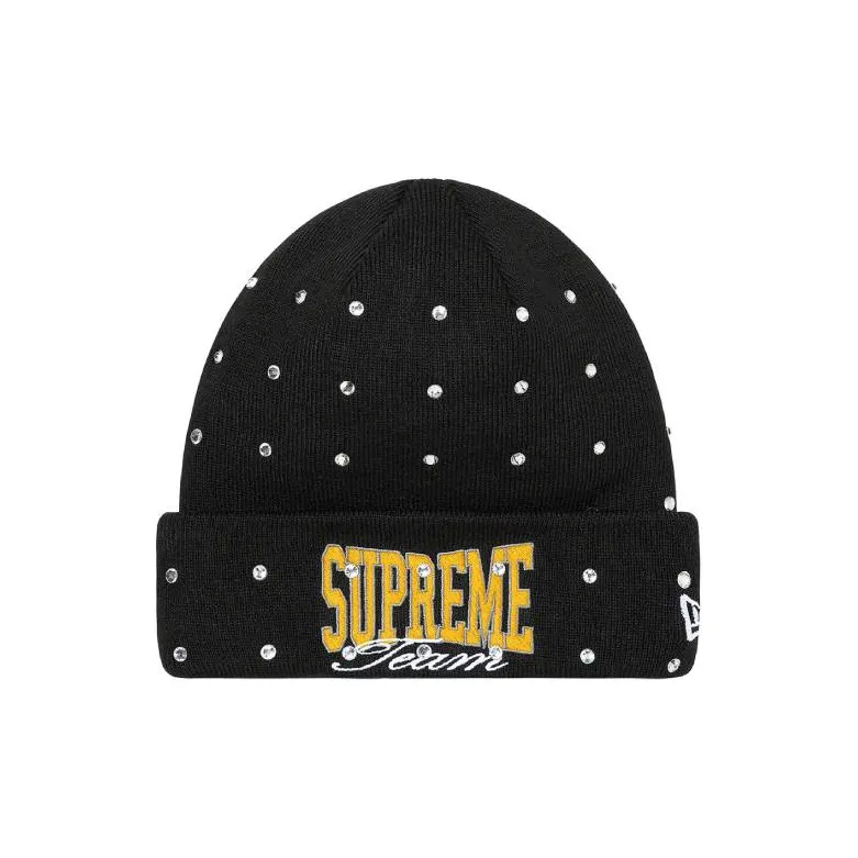 Supreme New Era Rhinestone Beanie-4