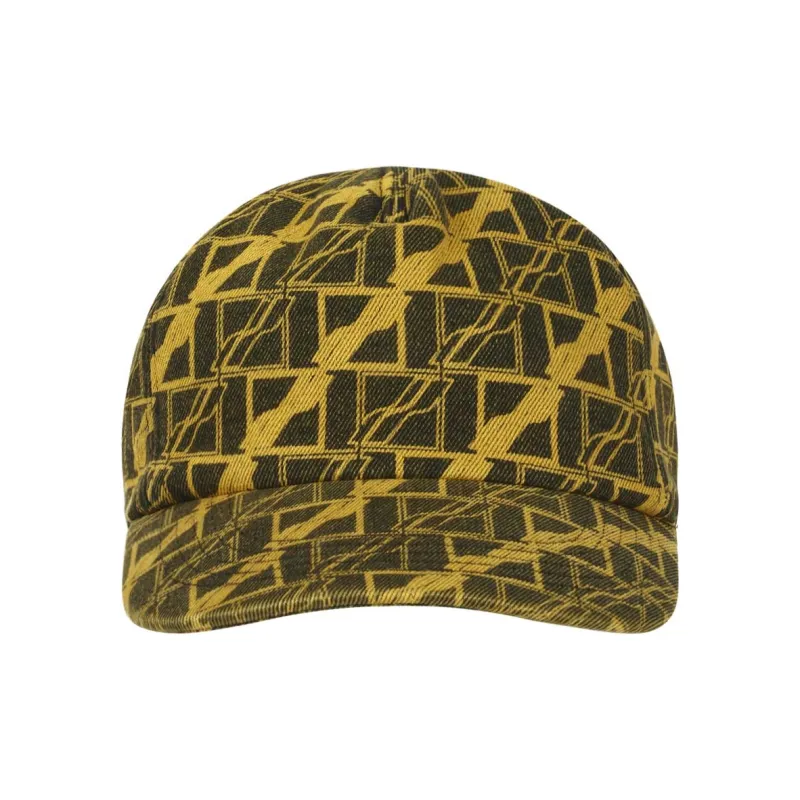 WE11DONE Baseball Caps Unisex Yellow-0