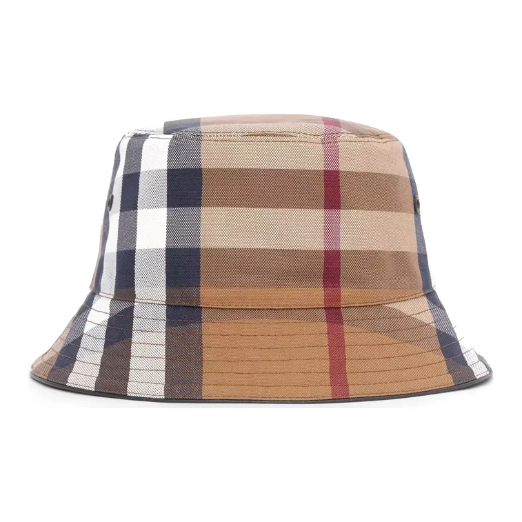Burberry Check Cotton Canvas Bucket Hat-0