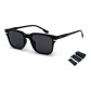 Bright Black Frame with Black Gray Lens