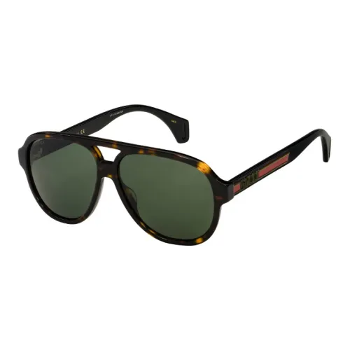 PRADA Metal Aviator Sunglasses Unisex Gold
