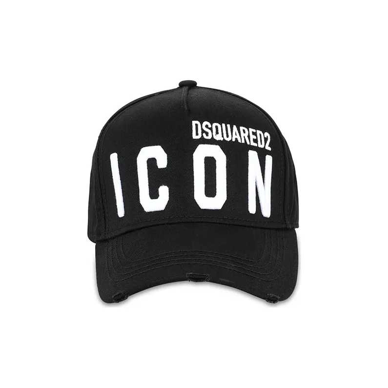 Dsquared2 Icon Logo Embroidered Distressed Baseball Cap-1