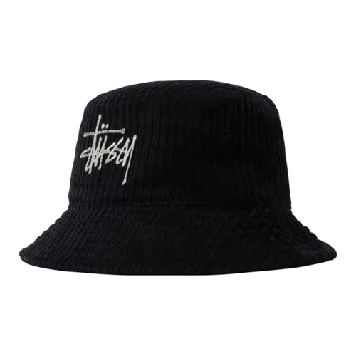 Stussy Bucket Hats Unisex Black