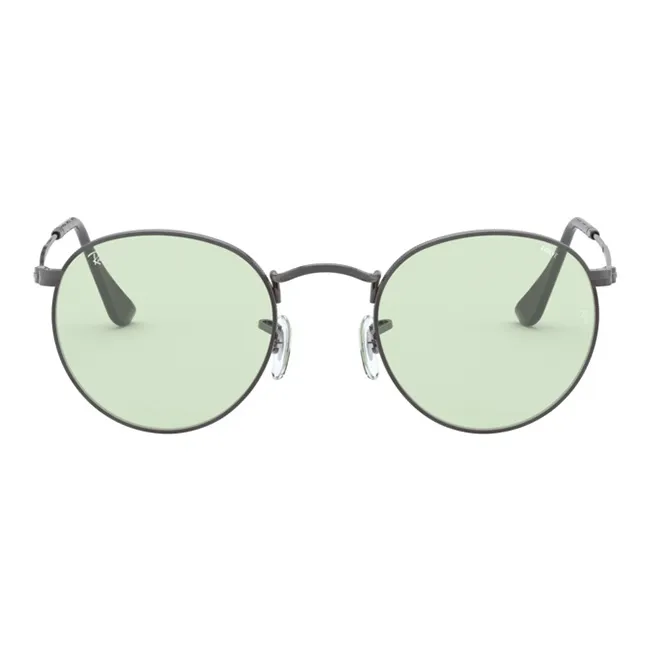 RayBan Sunglasses Men Bronze Frame Light Green Lens 004/T1 Size 53-1
