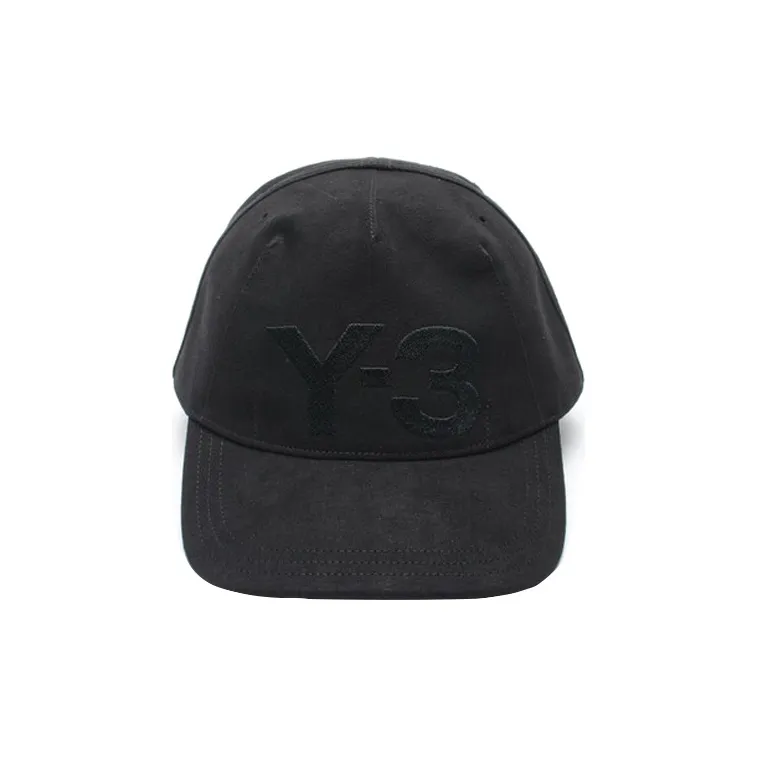 Y 3 Polyester Baseball Caps Unisex Black-1