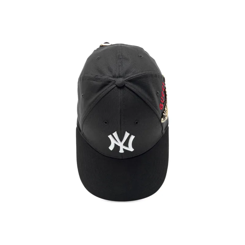 GUCCI Ny Yankees Embroidered Butterfly Baseball Cap-2