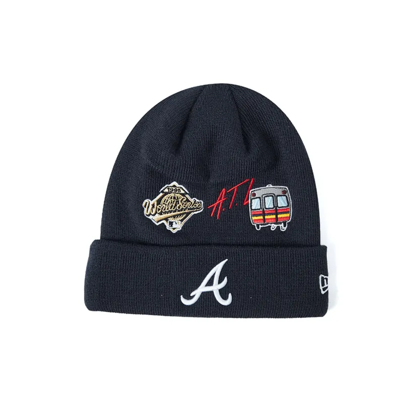 New Era Acrylic Beanies Unisex Black-0