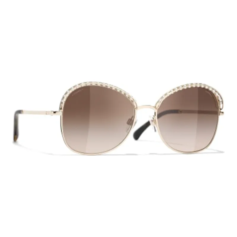 CHANEL Sunglasses Women's Gold-1