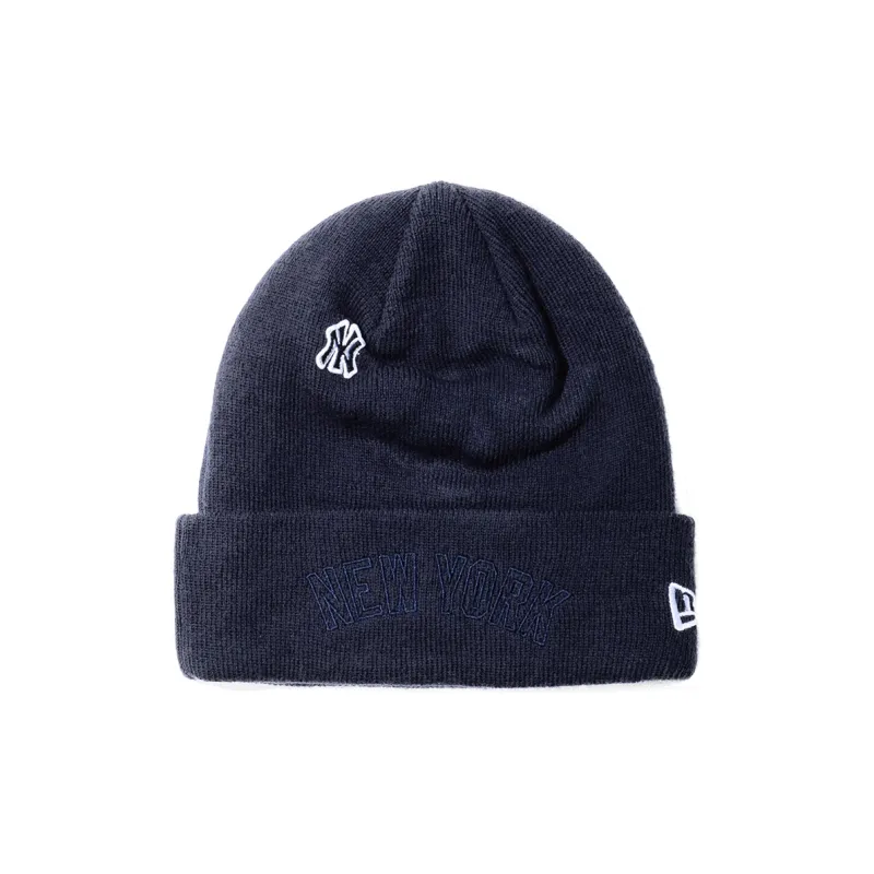 New Era New Era X MLB Co brand Cotton Beanies Unisex Navy Blue-1