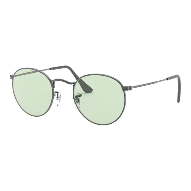 RayBan Sunglasses Men Bronze Frame Light Green Lens 004/T1 Size 53-2