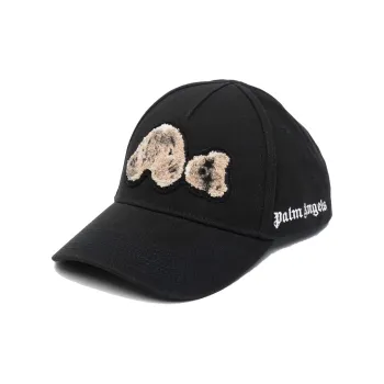 PALM ANGELS Spray Bear Print Cap