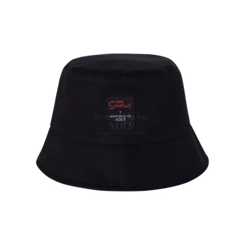 acme de la vie adlv x SIMPSONS Reversible Bucket Hat Black