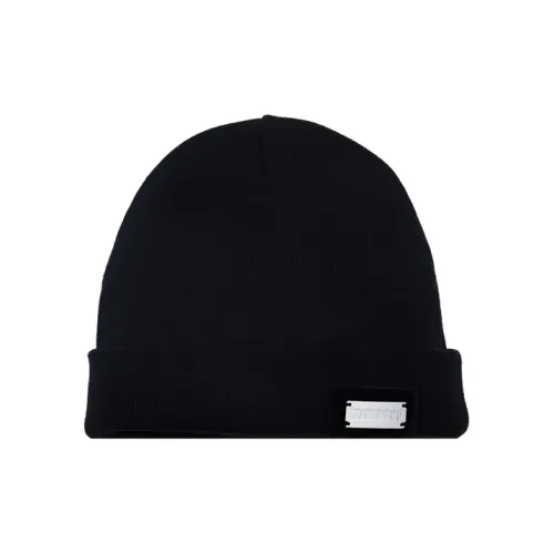 TEAM WANG Beanies Unisex Black