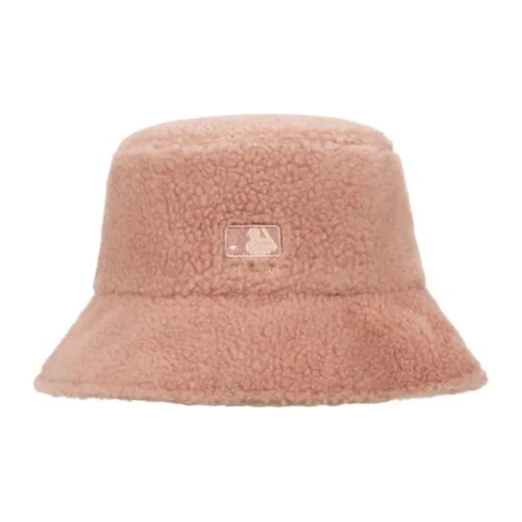 MLB Wool Blend Bucket Hats Unisex Dark Pink-3