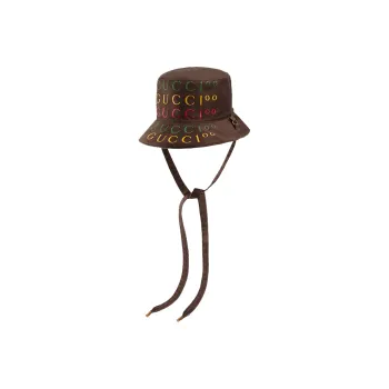 GUCCI Bucket Hats Unisex Brown