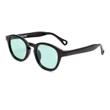 Black Frame with Green Polarized Lens