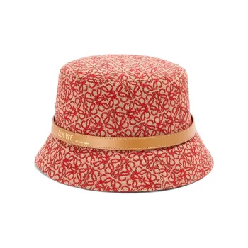 LOEWE Cow Leather Bucket Hats Women's