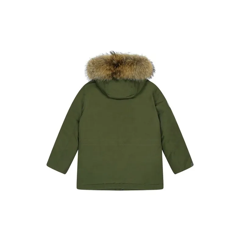 MLB Down Jacket Winter Mid Length Unisex Army Green-1