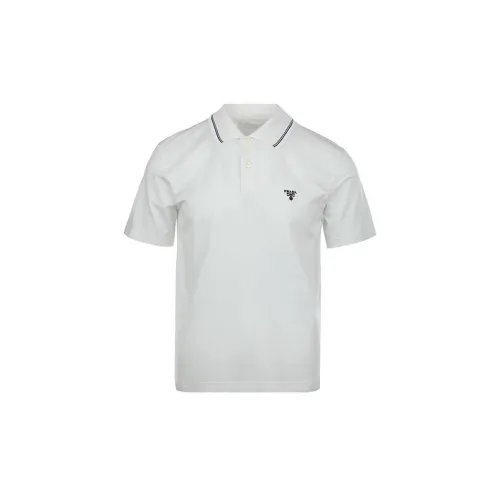 PRADA Polo Shirts Men White