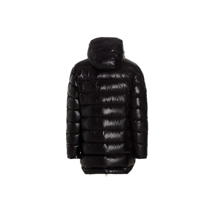 Moncler Courcillon Full Zip Shiny Puffer Jacket-1