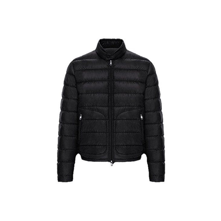 【MONCLER】DOWN JACKETS Black Forez Hooded Short Down Jacket - Short Down Jackets