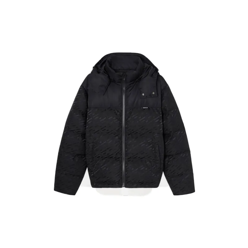 VERSACE Down Jacket Men's Black-1