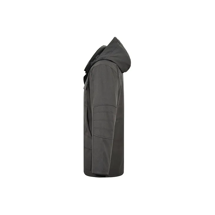 Canada Goose Windermere Series Solid Color Hooded Down Jacket Men's Graphite-2