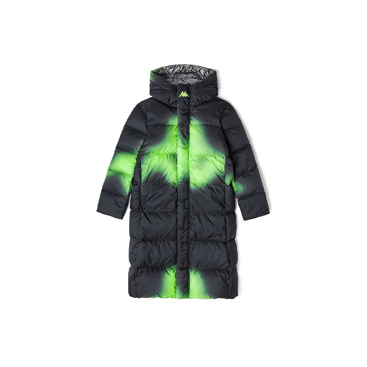Kappa Down Jacket Unisex Fuzzy Omini Neon Green-2
