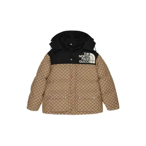 The North Face GUCCI X The North Face Down Jackets Men Brown