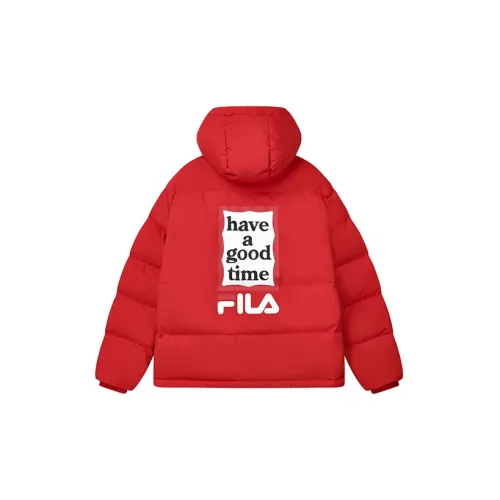 FILA Have A Good Time Collection Down Jackets Unisex Legend Red